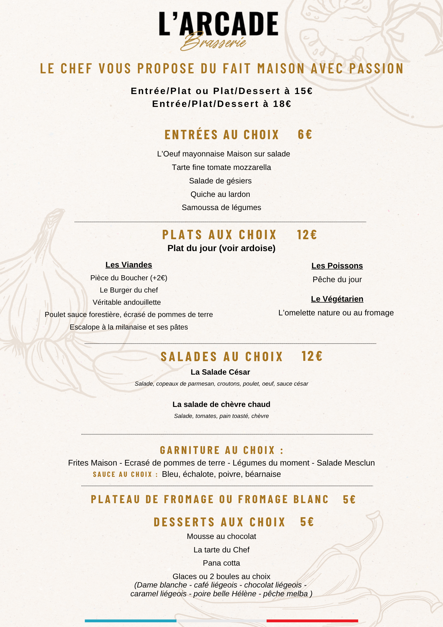 MENU JUIN ARCADE